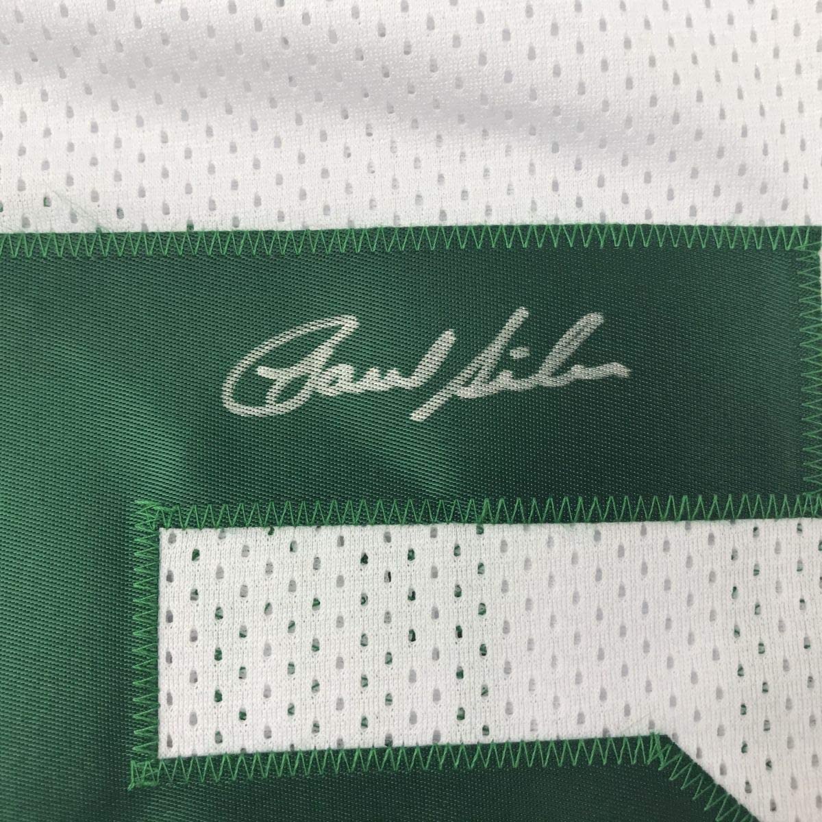 Framed Autographed/Signed Paul Silas 35x39 Boston White Basketball Jersey PSA/DNA COA