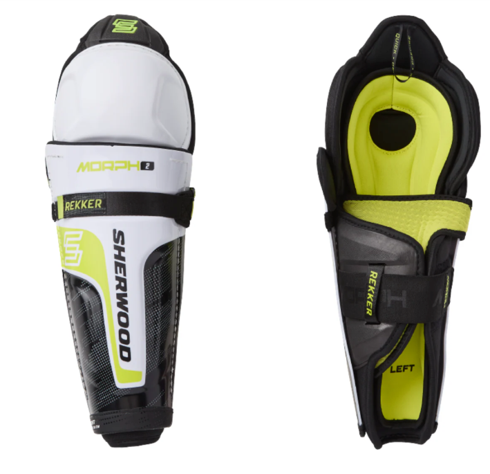 Sherwood Rekker Morph 2 Shin Guards Senior Black