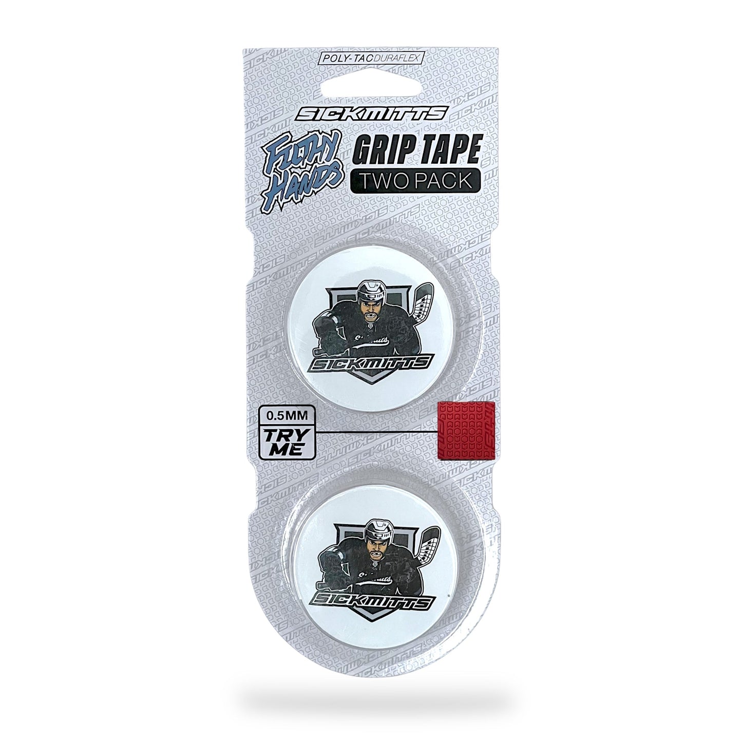 Filthy Hands Grip Tape Red 2-Pack, 0.5MM