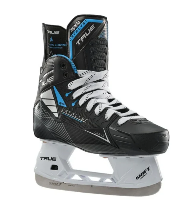 True Catalyst 5X4 Hockey Skates Senior Black/White