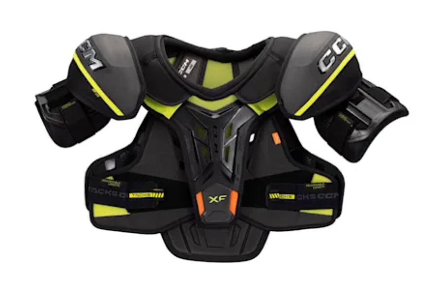 CCM Tacks XF Shoulder Pads Senior Black