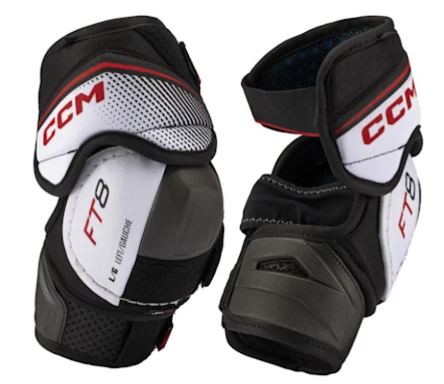CCM JetSpeed FT8 Elbow Pads Senior Black