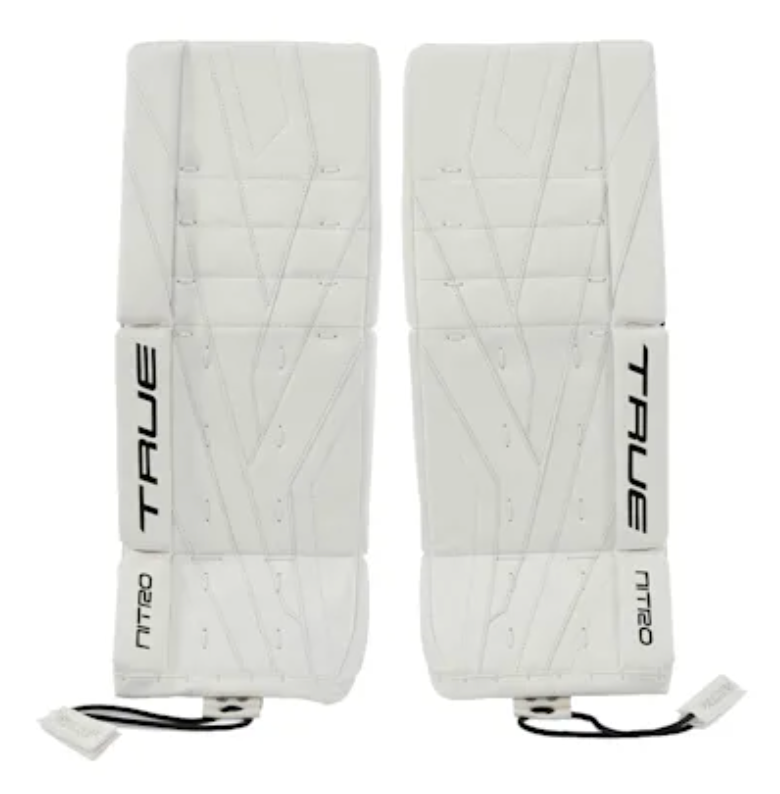True Catalyst Nitro Goalie Pads Junior Black/White