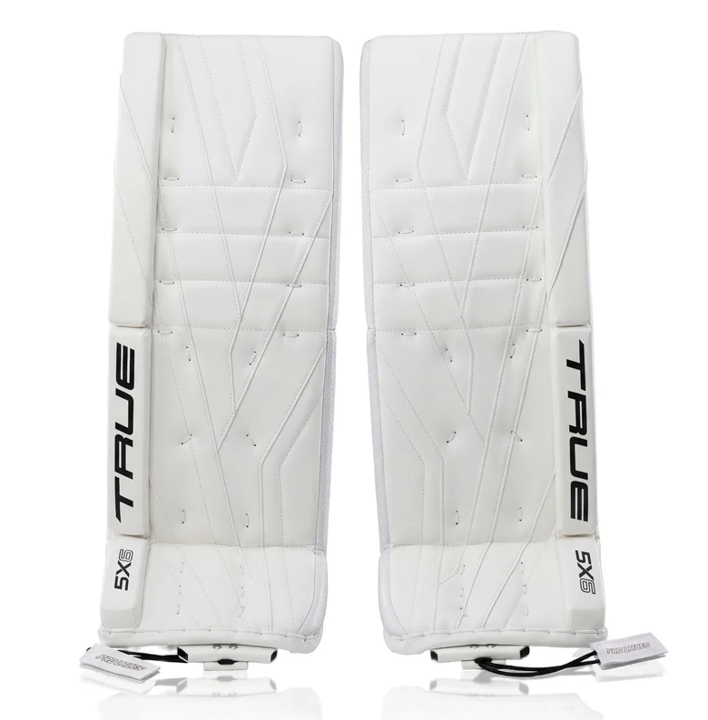 True Catalyst 5X6 Goalie Pads Senior Black/White