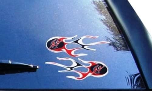 ProMark Washington Wizards 2-Pack Micro Flame Flames Auto Decal Emblem Basketball