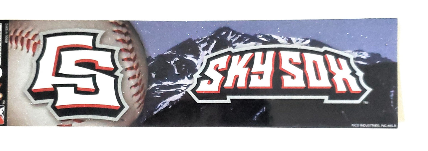 Colorado Springs Skysox BLING Bumper Sticker Flat Vinyl Decal Auto Home Sticker Emblem Baseball Minor League