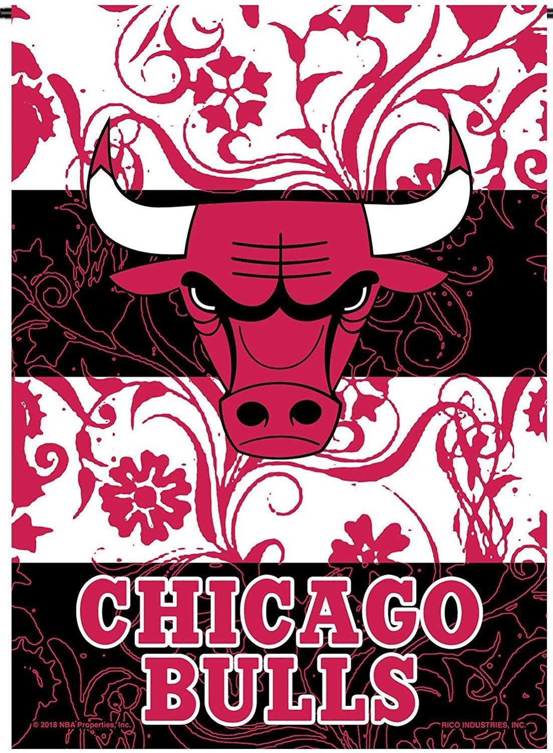 Chicago Bulls Premium Garden Flag Banner, Double Sided, 13x18 Inch