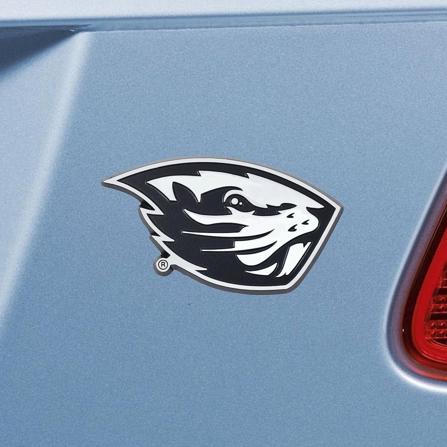 Oregon State University Beavers Solid Metal Raised Auto Emblem Decal Adhesive Backing