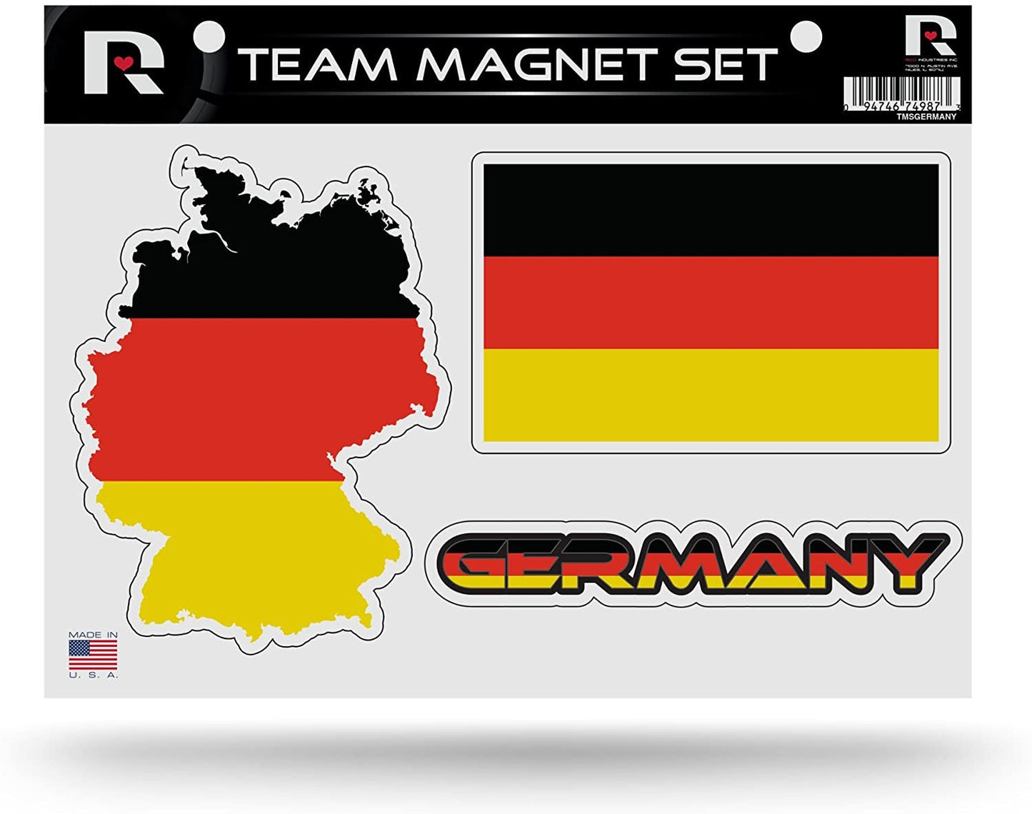 Germany National Soccer Die Cut Team Magnet Set