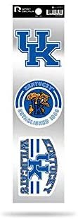 Kentucky Wildcats 3 Piece Retro Spirit Decals Premium Throwback Stickers
