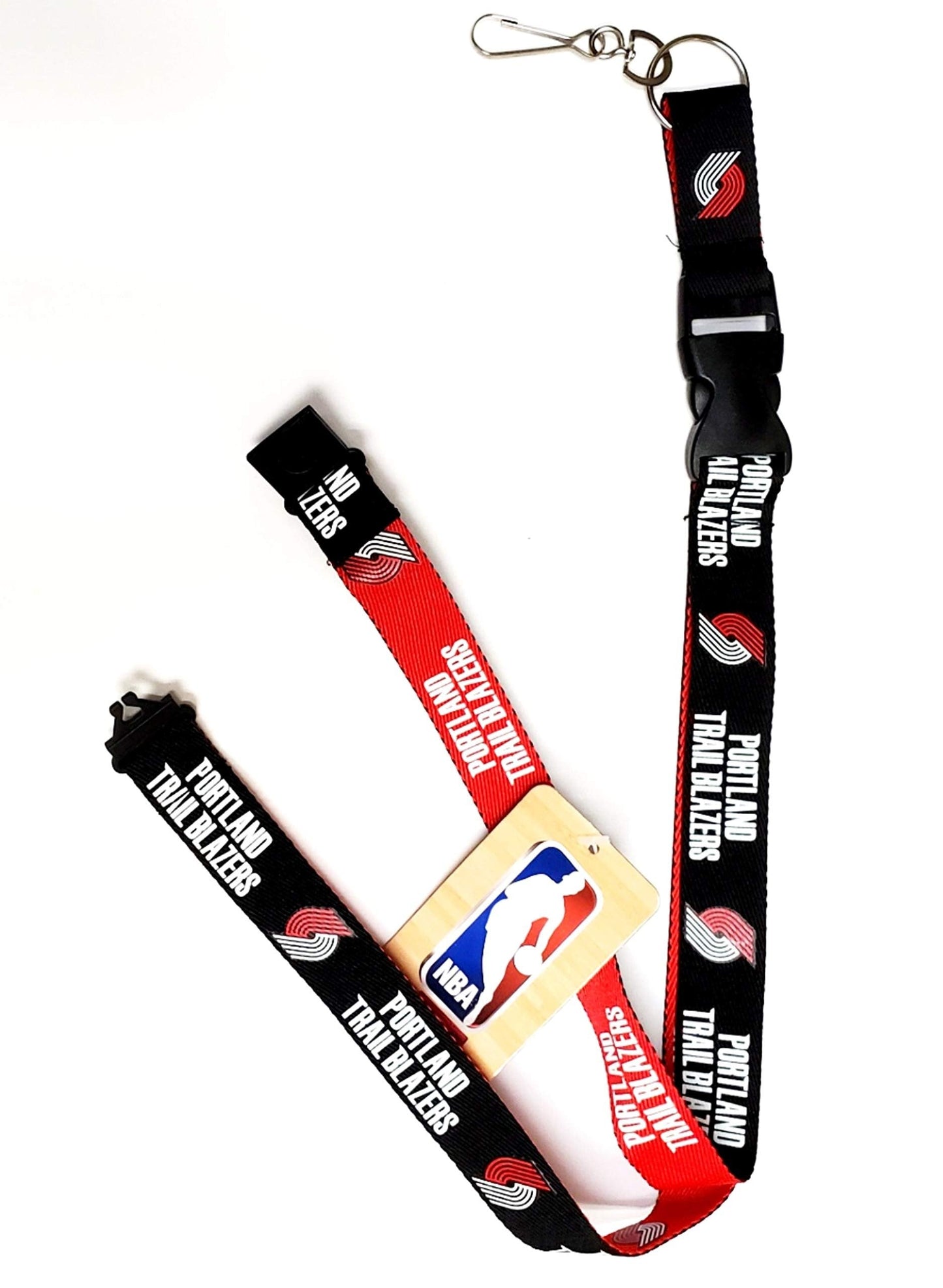 Pro Specialties Group Portland Trail Blazers Lanyard Two-Tone NBA lanyards team color 1"