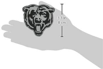 Chicago Bears Solid Metal Raised Auto Emblem Decal Adhesive Backing