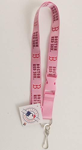 Pro Specialties Group Boston Red Sox Pink Lanyard with Safety Latch