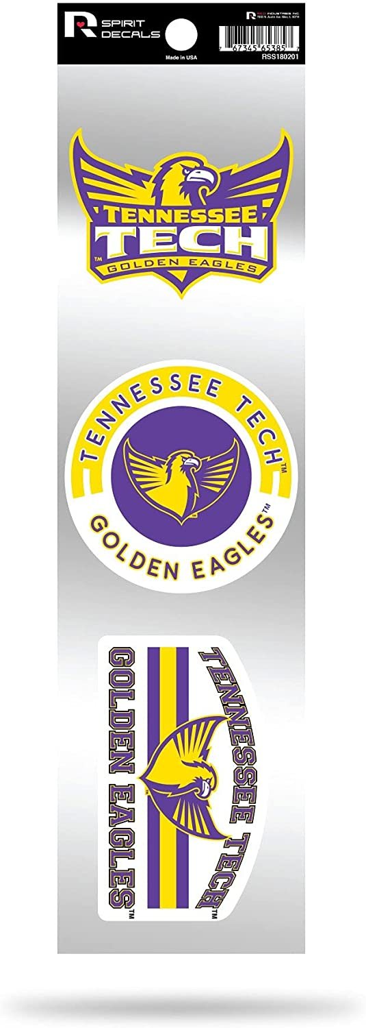 Tennessee Tech Golden Eagles 3 Piece Retro Spirit Decals