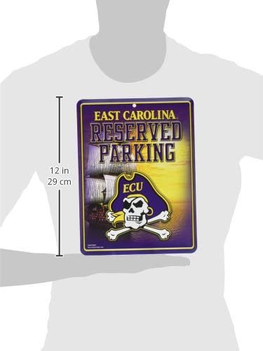 East Carolina Pirates Metal Parking Sign University of