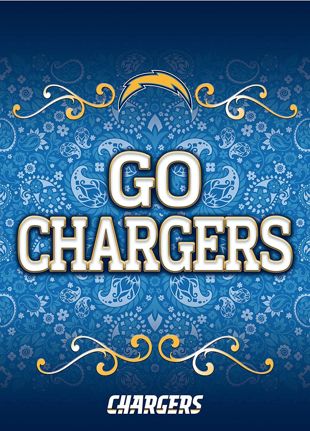 Los Angeles Chargers Garden Flag Banner, 13x18 Inch, Premium Double Sided