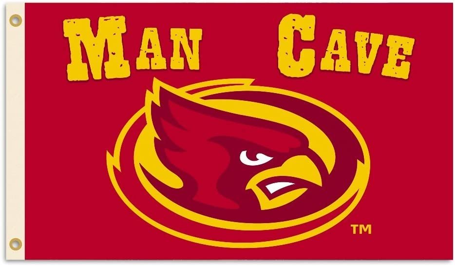 Iowa State University Cyclones Premium 3x5 Feet Flag Banner Man Cave Design Metal Grommets Outdoor Indoor