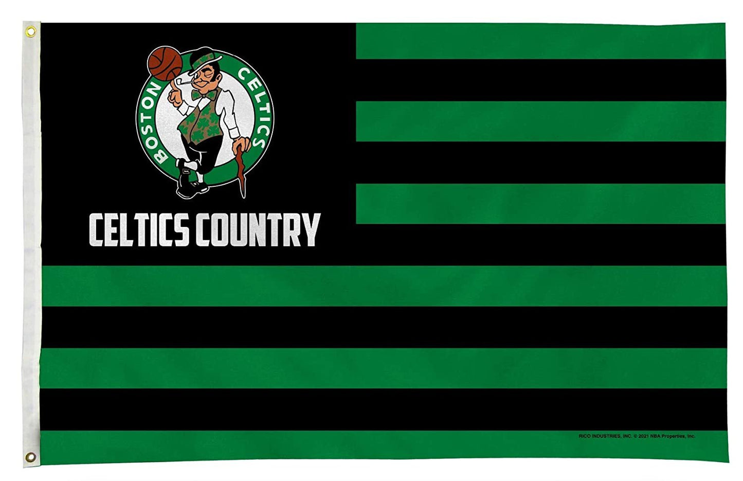Boston Celtics Flag Banner 3x5 Country Design Premium with Metal Grommets Outdoor House Basketball