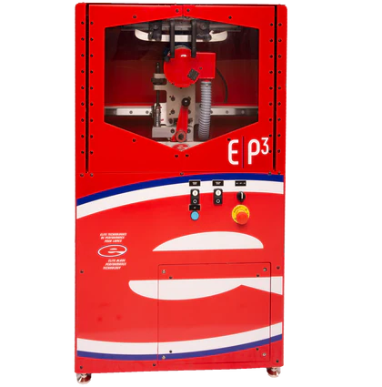 Elite Profiler E-P3 professional hockey skate blade profiling machine with computer-controlled precision technology used by NHL teams