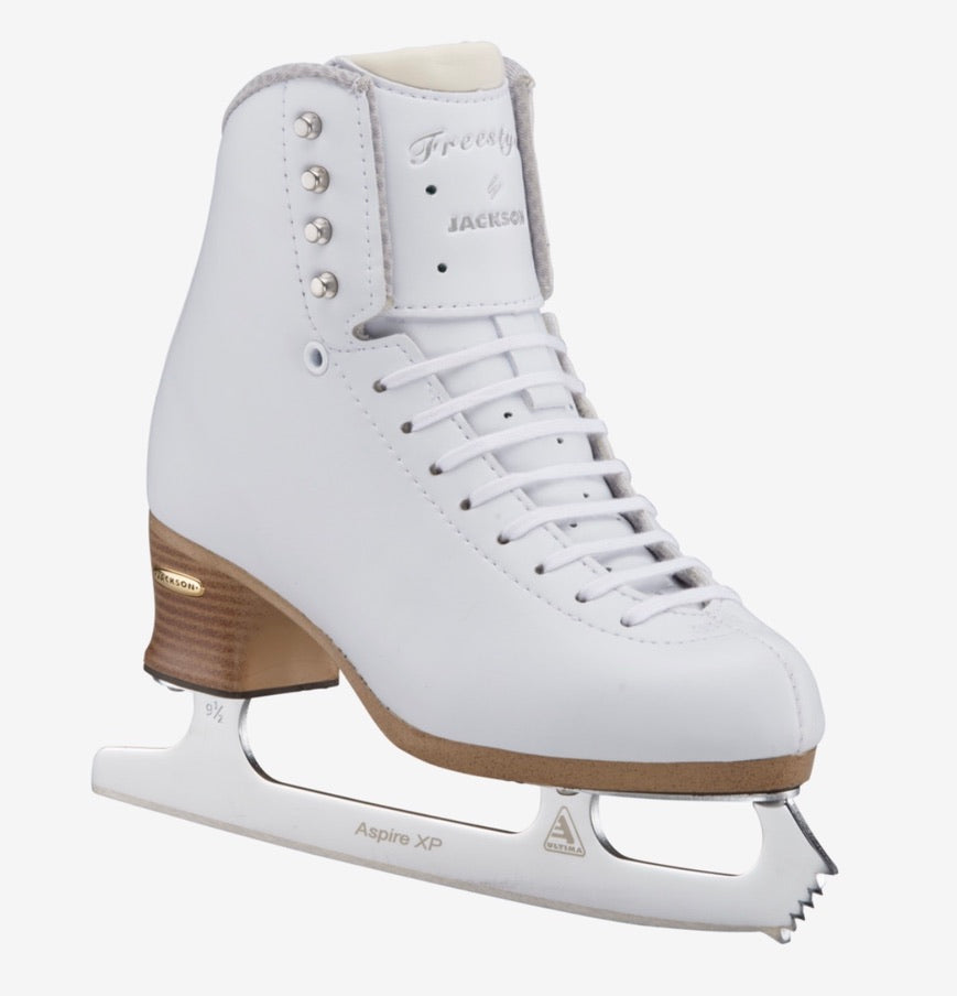 Jackson Ultima Freestyle Figure Skates Misses White