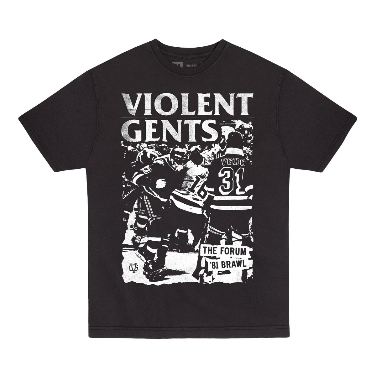 Violent Gentlemen Forum Brawl Apparel Tee Senior Black