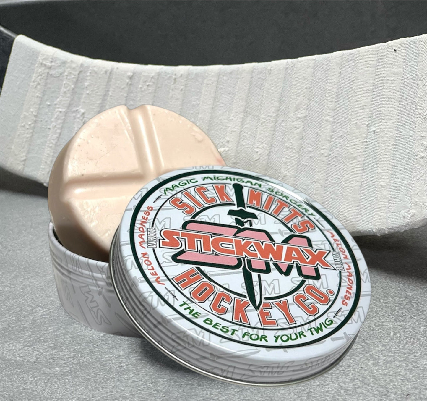 Hockey Stick Wax Tacky White Melon Madness