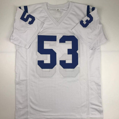 Autographed/Signed Darius Shaquille Leonard Indianapolis White Football Jersey JSA COA