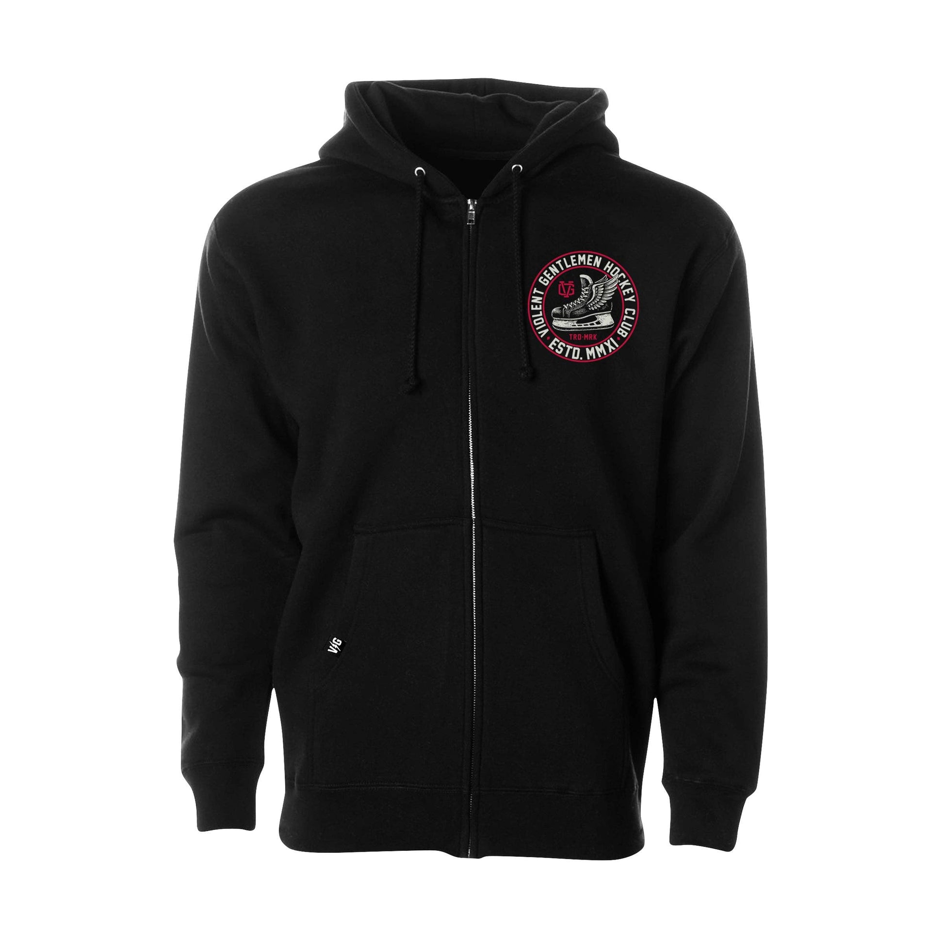Violent Gentlemen Winged Skate Apparel Hoodie Senior Black