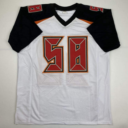 Autographed/Signed Shaquil Barrett Tampa Bay White Football Jersey PSA/DNA COA