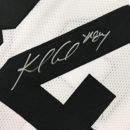 Autographed/Signed Keelan Cole Jacksonville White Football Jersey JSA COA