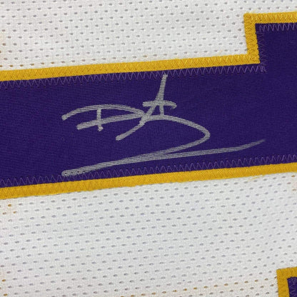 Autographed/Signed Daunte Culpepper Minnesota White Football Jersey JSA COA