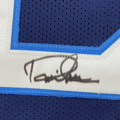 Autographed/Signed Derrick Henry Tennessee Dark Blue Football Jersey Beckett BAS COA