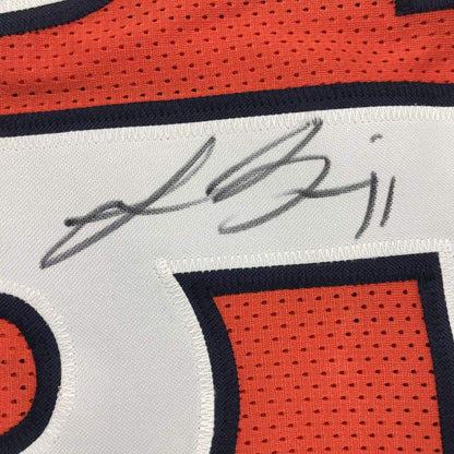 Autographed/Signed Lance Briggs Chicago Orange Football Jersey Beckett BAS COA