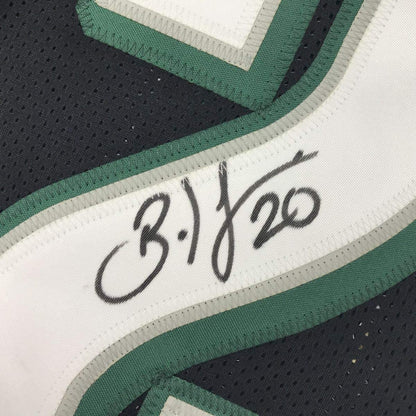 Autographed/Signed Brian Dawkins Philadelphia Black Football Jersey JSA COA