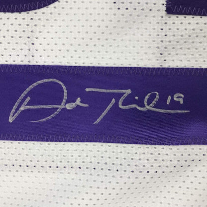 Autographed/Signed Adam Thielen Minnesota White Football Jersey JSA COA