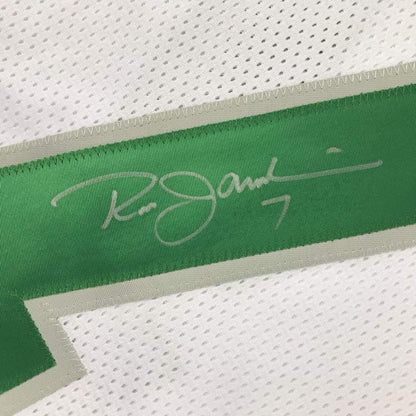 Autographed/Signed Ron Jaworski Philadelphia White Football Jersey JSA COA