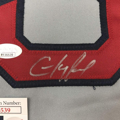 Framed Autographed/Signed Hanley Ramirez 35x39 Boston Grey Baseball Jersey JSA COA