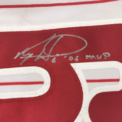 Autographed/Signed Ryan Howard 06 MVP Philadelphia Pinstripe Baseball Jersey JSA COA