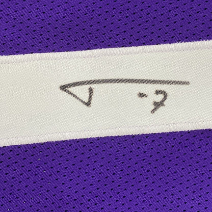 Autographed/Signed Tyrann Mathieu LSU Purple College Football Jersey JSA COA