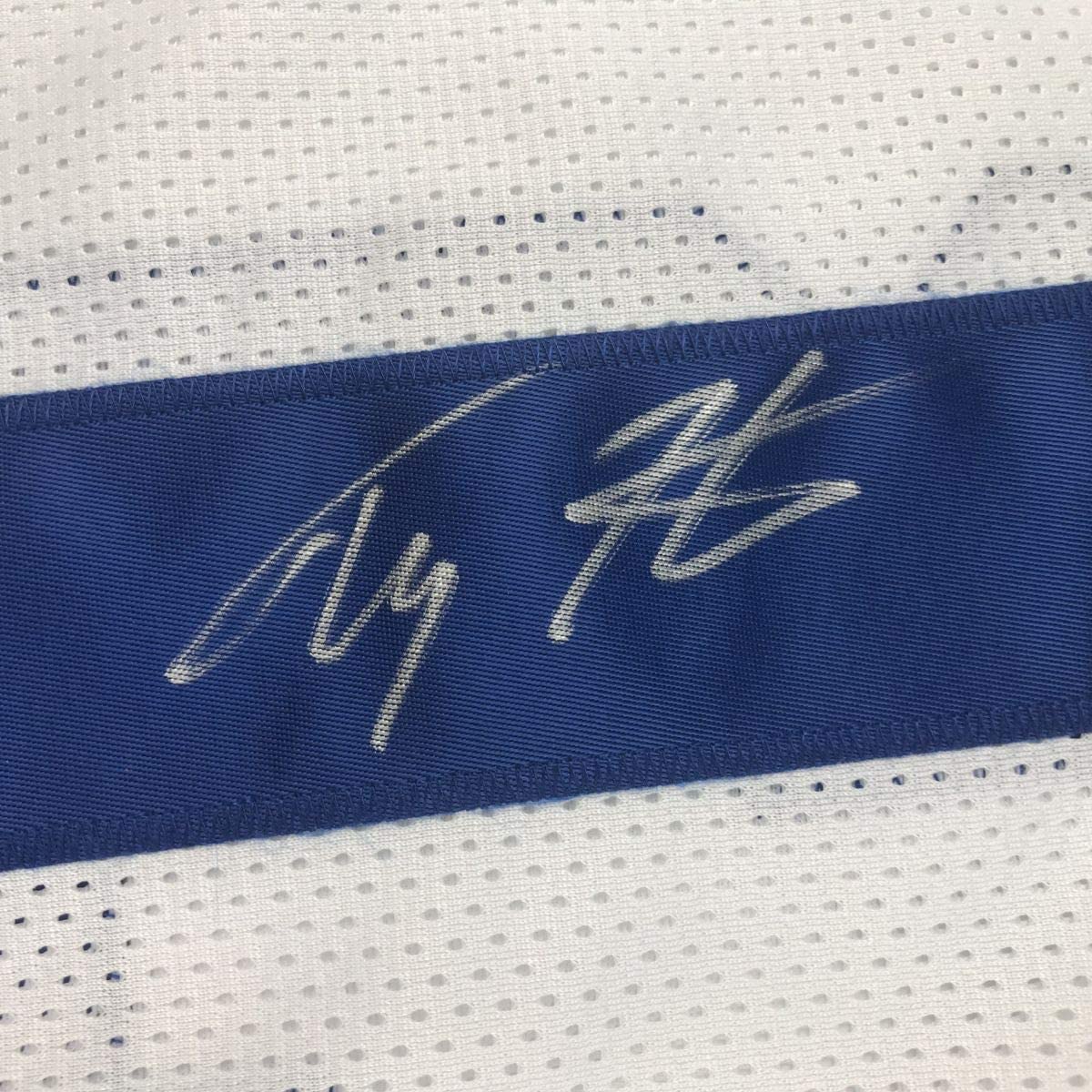 Autographed/Signed TY T.Y. Hilton Indianapolis White Football Jersey JSA COA