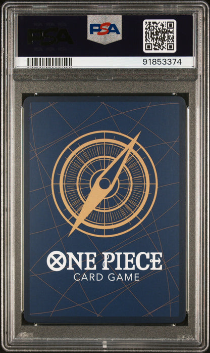 Graded 2024 One Piece OP07 JP Sanji #064 500 Years in the Future Trading Card Game PSA 10 Gem Mint