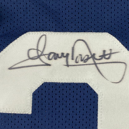 Framed Autographed/Signed Tony Dorsett 35x39 Dallas Thanksgiving Day Football Jersey JSA COA