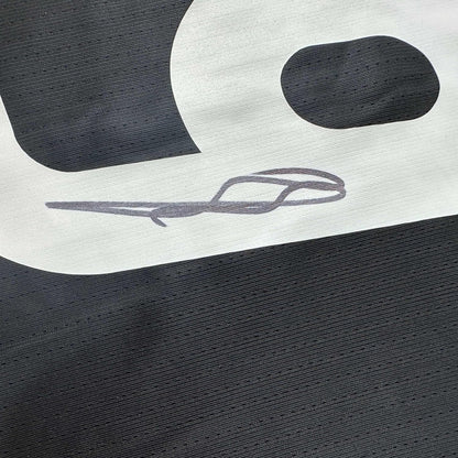 Framed Autographed/Signed Karim Benzema 35x39 Real Madrid 2016-17 Black Soccer Jersey Beckett BAS COA