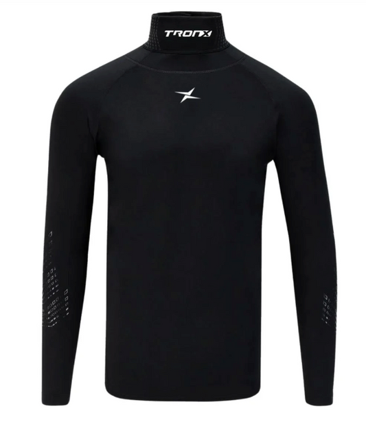 TronX Compression Cut Resistant Long Sleeve Hockey Equipment Senior Black