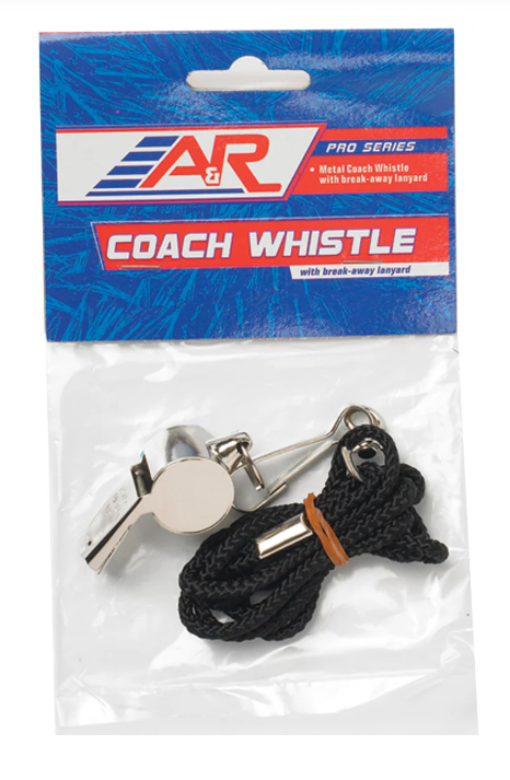 A&R Metal Coach's Whistle Hockey Accessory Senior Silver
