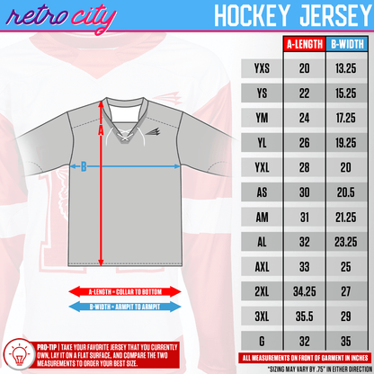 Rust-eze Radiator Springs Lace-up Hockey Jersey