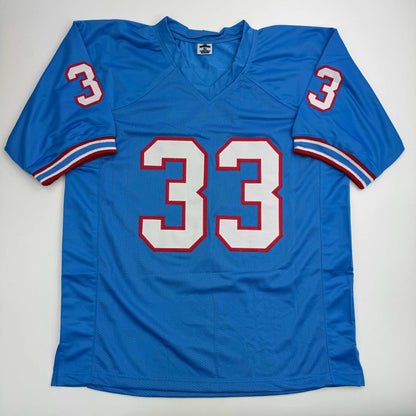 Autographed/Signed Jamal Adams Tennessee Retro Blue Football Jersey JSA COA