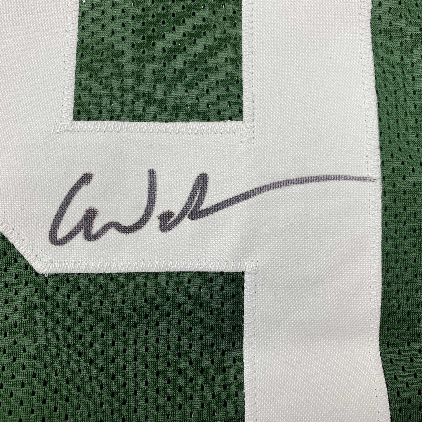 Autographed/Signed Christian Watson Green Bay Green Football Jersey Beckett BAS COA