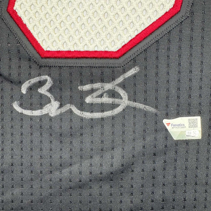 Autographed/Signed Dwyane Wade Miami Heat Black Mitchell & Ness Authentic Basketball Jersey Fanatics COA