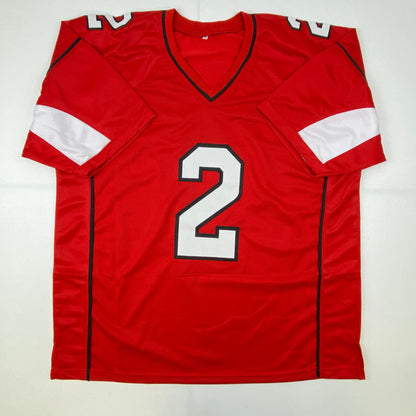 Autographed/Signed Chase Edmonds Arizona Red Football Jersey JSA COA
